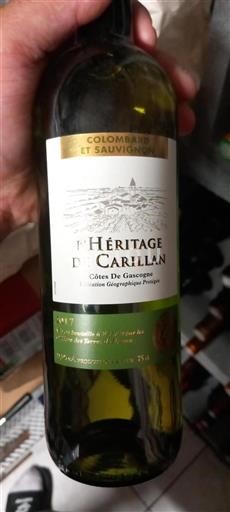Sudoeste Côtes de Gascogne L'Héritage de Carillan 2017