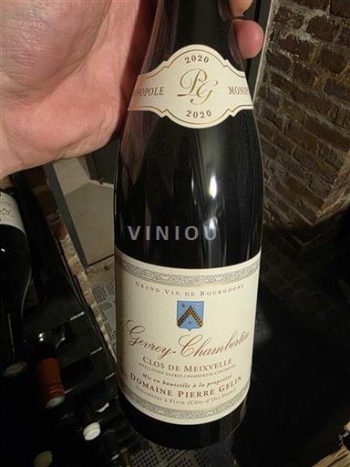 Bourgondië Gevrey-Chambertin Premier Cru Domaine Pierre Gelin Clos de Meixvelle 2020