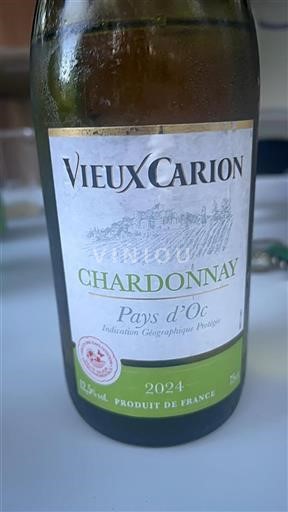 Languedoc-Roussillon Pays d'Oc Vieux Carion Chardonnay 2024