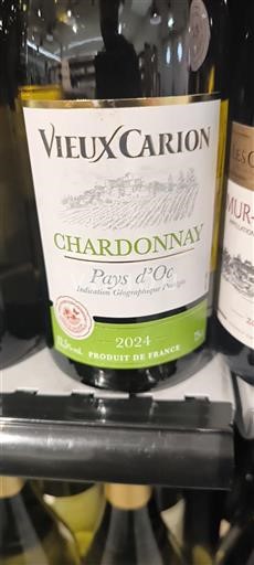 Languedoc-Roussillon Pays d'Oc Vieux Carion Chardonnay 2024