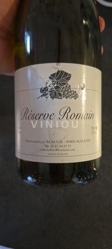 Borgoña Chablis Romain Réserve Romain Sin añada