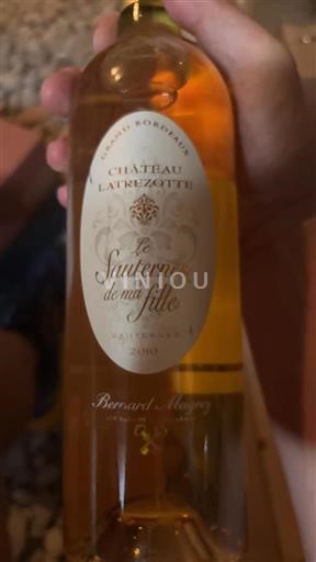 Bordeaux Sauternes Château Latrezotte Le Sauternes de ma fille 2010