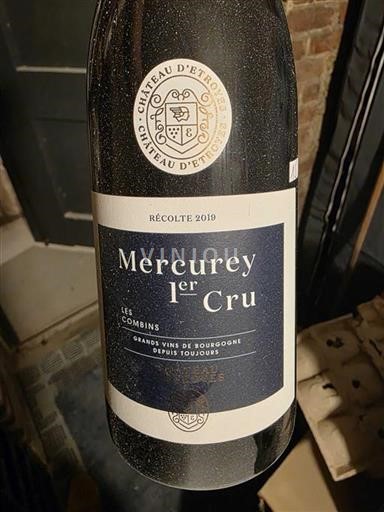 Burgundi Mercurey Premier Cru Château Etroyes Les Combins 2019