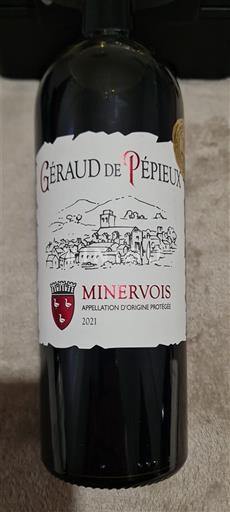 Languedoc Minervois Géraud de Pépieux 2021