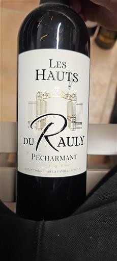 Sud-Ouest Pécharmant Rauly Les Hauts 2019