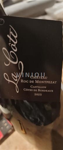 Bordéus Castillon-côtes-de-bordeaux Château Roc de Montpezat La Côte 2023