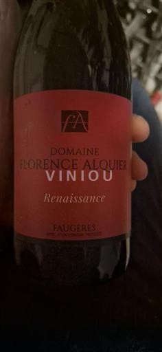 Languedoc Faugères Domaine Florence Alquier Renaissance 2019