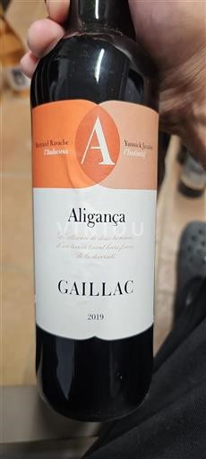 Vin Rouge sec Aligança 2019 France Sud-Ouest Gaillac AOC