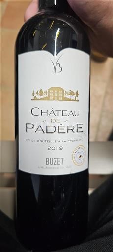 Sudoeste Buzet Château Padère 2019