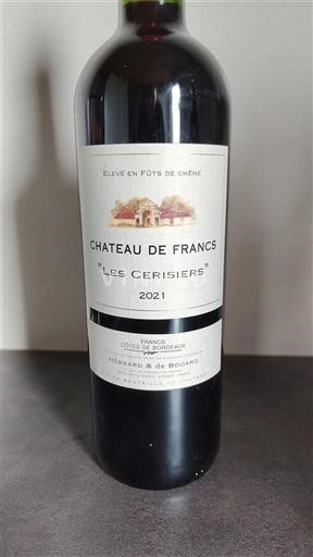 Bordeaux Francs-côtes-de-bordeaux Château Francs Les Cerisiers 2021