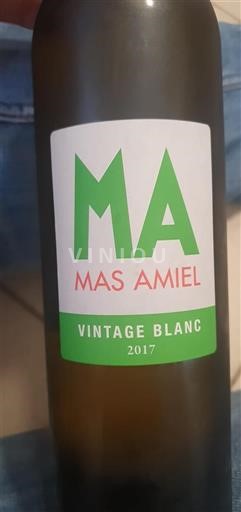 Roussillon Maury Mas Amiel Vintage Blanc 2017