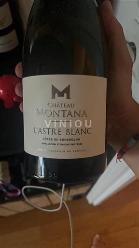 Roussillon Côtes-du-Roussillon Château Montana L'Astre Blanc Ohne Jahrgang