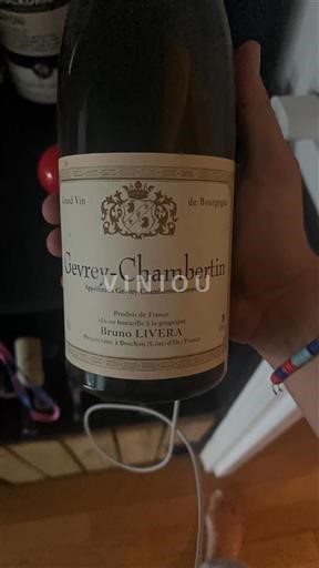 Bourgondië Gevrey-Chambertin Grand Cru Bruno Livera Niet-geïntegreerd