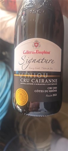 Rhônetal Cairanne Cellier des Dauphins Signature 2021