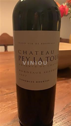 Bordeaux Bordeaux superiore Château Pey La Tour Réserve du Château 2017