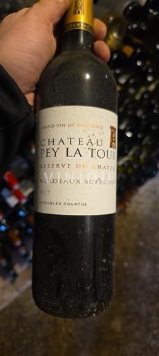 Bordeaux Bordeaux superiore Château Pey La Tour Réserve du Château 2017