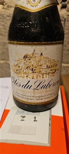 Vin Rouge sec Côtes Du Luberon 1989 France Provence AOC