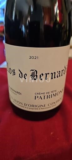 Corsica Patrimonio Clos de Bernardi Crème de Tête 2021