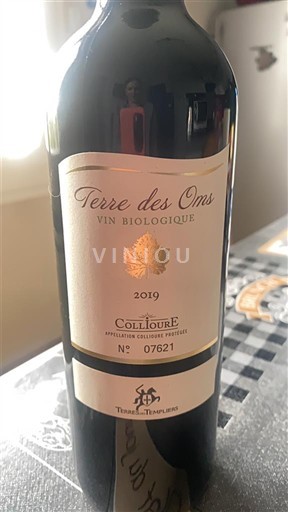 Roussillon Collioure Terres des Templiers Terre des Oms 2019