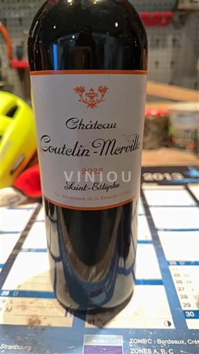 Bordeaux Saint-Estèphe Cru Bourgeois Château Coutelin-Merville 2022