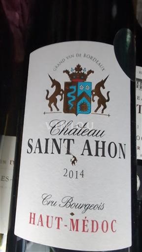 Bordeaux Haut-Médoc Château Saint Ahon 2014
