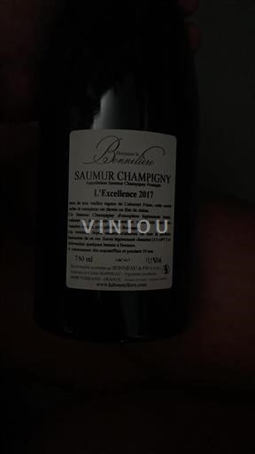 Loiretal Saumur-Champigny Domaine La Bonnelière L'Excellence 2017