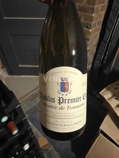 Bourgogne Chablis Premier Cru Jean-Paul & Benoît Droin Montée de Tonnerre 2022