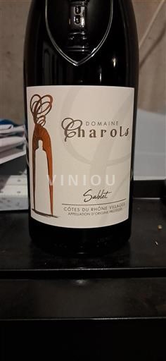 Thung lũng Rhône Côtes-du-rhône-villages Domaine Charols Sablet Không niên vụ