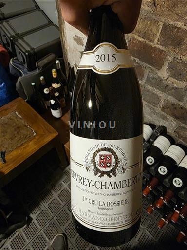 Burgund Gevrey-Chambertin Premier Cru Harmand-Geoffroy 1er Cru La Bossiere 2015