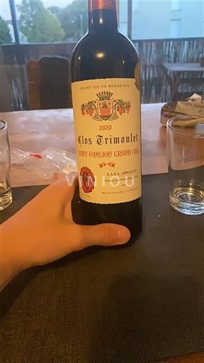 Bordeaux Saint-Émilion Grand Cru Grand Cru Clos Trimoulet 2020