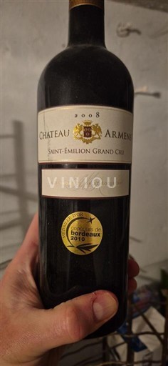 Bordeaux Saint-Émilion Grand Cru Grand Cru Château Armens 2008