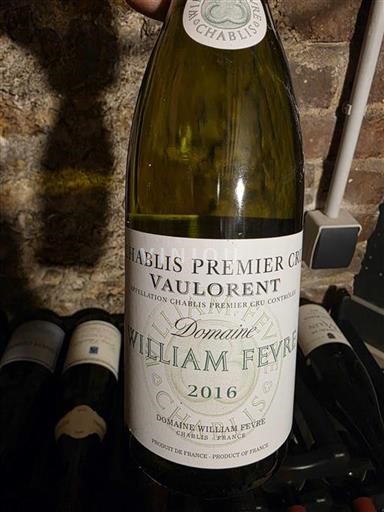 Borgoña Chablis Premier Cru Domaine William Fèvre Vaulorent 2016