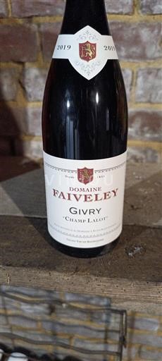 Bourgogne Givry Domaine Faiveley Champ Lalot 2019