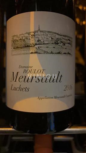 Bourgogne Meursault Domaine Roulot Luchets 2016