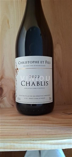 Burgundija Chablis Christophe et Fils 2022