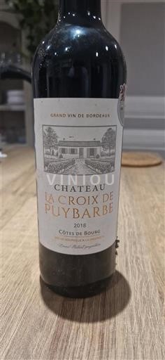 Burdeos Côtes-de-bourg Château La Croix de Puybarbe 2018