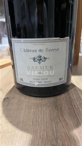 Thung lũng sông Loire Saumur Château Berry 2006