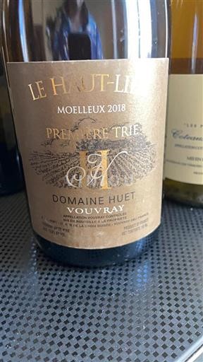 Loire Valley Vouvray Domaine Huet Le Haut-Lieu Première Trie 2018