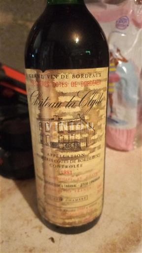 Bordeaux Premières-côtes-de-bordeaux Château La Clyde 1981