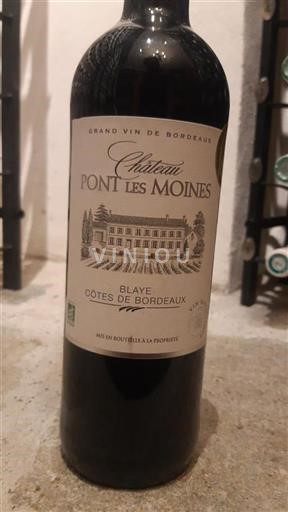 Burdeos Blaye-Côtes de Burdeos Château Pont Les Moines 2020