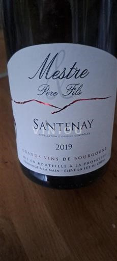 Burgund Santenay Grand Cru Mestre Père et Fils 2019