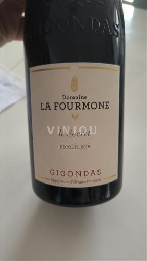 Rhône Valley Gigondas Domaine La Fourmone le Secret 2019