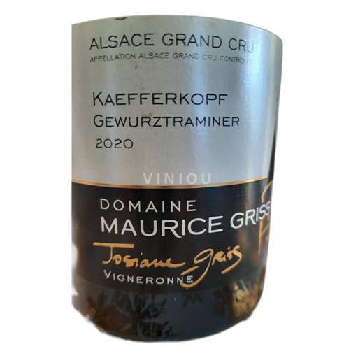 Alsasko Alsasko Grand Cru Grand Cru Domaine Maurice Griss Kaefferkopf Gewurztraminer 2020