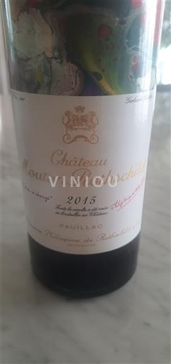 Bordeaux Pauillac Grand Cru Château Mouton Rothschild 2015