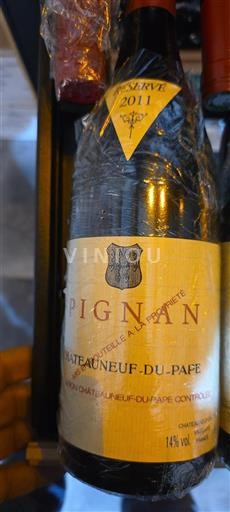 Rhônevallei Châteauneuf-du-Pape Pignan 2011