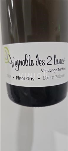 Alsacia No especificado Vendanges Tardives Vignoble des 2 lunes Etoile Polaire 2009