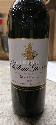 Bordeaux Margaux Grand Cru Château Giscours 2015