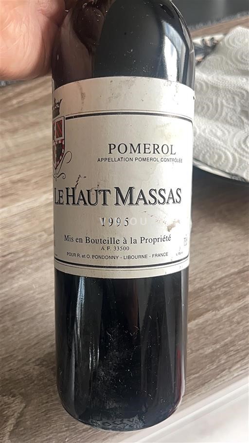 Bordeaux Pomerol Le Haut Massas 1995