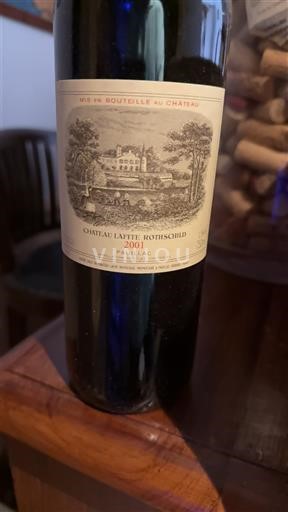 Bordeaux Pauillac Grand Cru Château Lafite Rothschild 2001