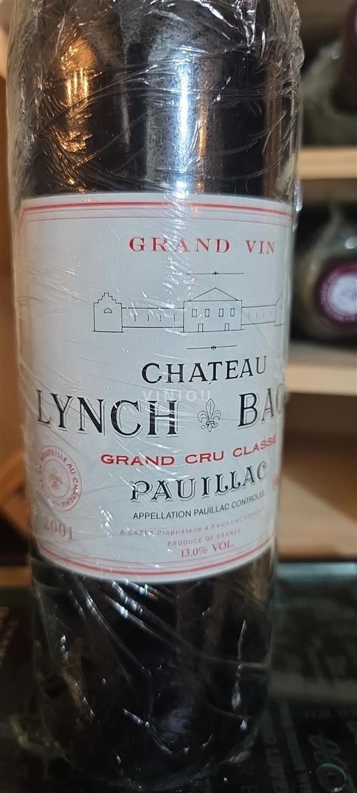 Bordeaux Pauillac Grand Cru Classé Château Lynch-Bages 2001